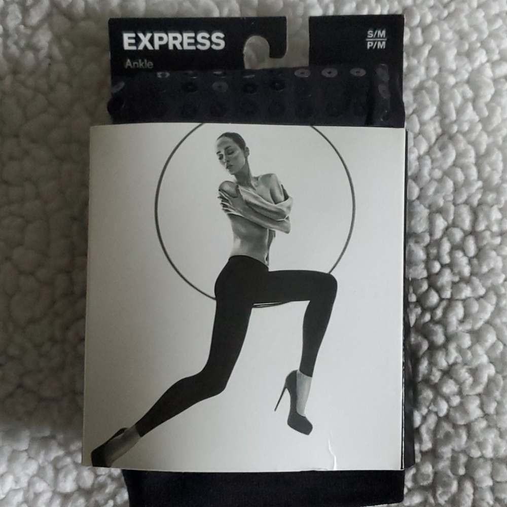 NWT - Express Sequin Ankle Tights